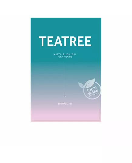 Barulab Teatree Anti-Unreinheiten Gesichtsmaske Für das Gesicht, 23 g