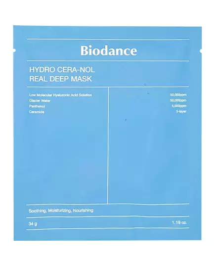 Gesichtsmaske Biodance Hydro Cera-nol, 34 g