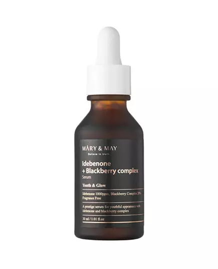 Mary and May Idebenone + Blackberry Complex Anti-Aging & Protecting Täglich Serum Für das Gesicht, 30 ml