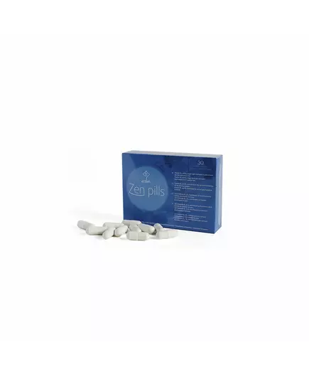 500 Cosmetics Zen Pills L-Tryptophan Magnesium Stearate Hops Passiflora L-Theanine Vitamin B6 & Vitamin B1 Control Anxiety & Stress Kapseln 30 kapseln, Bild 3