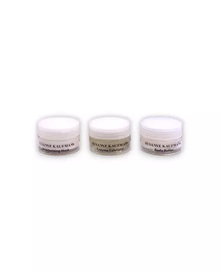 Susanne's Home Spa Collection Set Susanne Kaufmann: Face Cleansers Paraben-Free Purifying Cleansing Gel For Face 30 ml + Body Lotions & Creams Sulfates-Free Nourishing Body Butter Day 15 ml + Face Masks & Exfoliators Enzyme Exfoliating Cleanser 15, image 5