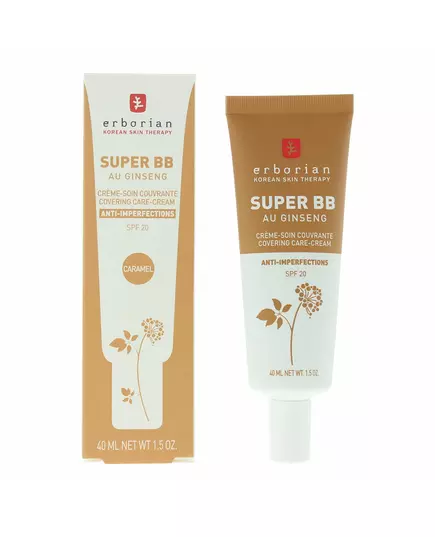 Erborian Super BB Ginseng Hohe Abdeckung BB-Creme 20 Karamell SPF 20, 40 ml, Bild 3