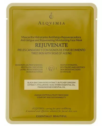 Alqvimia Essentially Beautiful Rejuvenate masque visage 1 pc