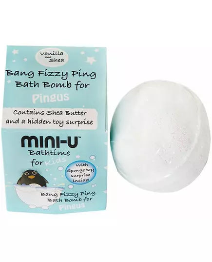 Mini-U Bang Fizzy Pink Badebombe weiß 50g