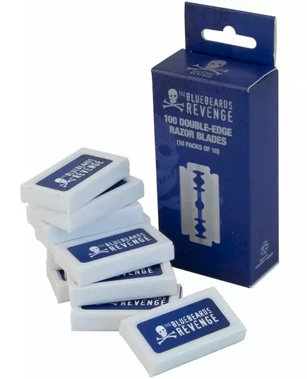 The Bluebeards Revenge Packung Sicherheitsrasierklingen 10 x 10 Stück