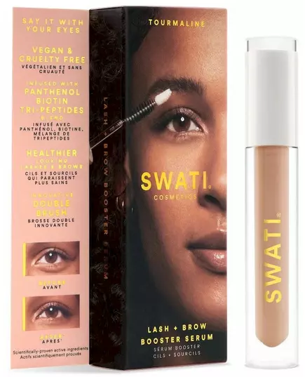 Swati Wimpern + Brauen Booster Serum Turmalin 