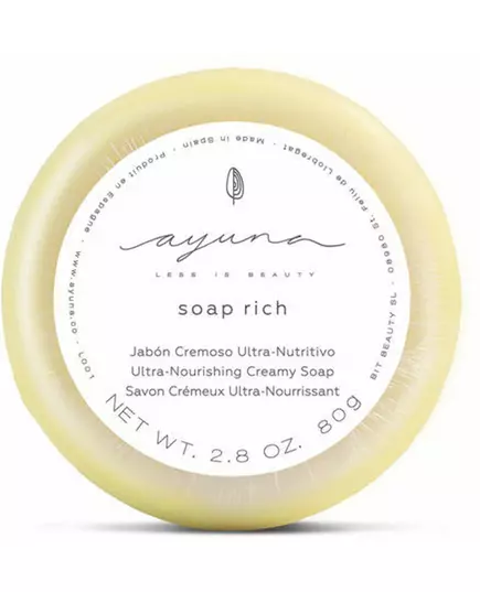 Ayuna Savon crémeux ultra-nourrissant riche 80g