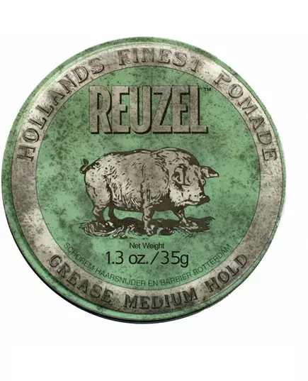 Reuzel Grünes Fett Mittlerer Halt Pomade 35 g