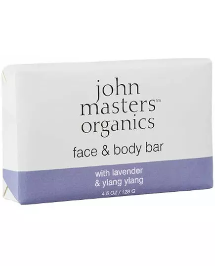 John Masters Organics Savon Lavande Rose Géranium & Ylang Ylang 128 g