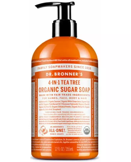 Dr. Bronner's Bio-Zuckerseife Teebaum 355 ml