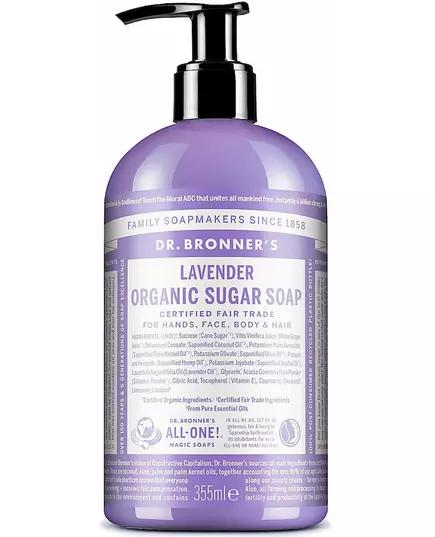 Dr. Bronner's Bio-Zuckerseife Lavendel 355 ml