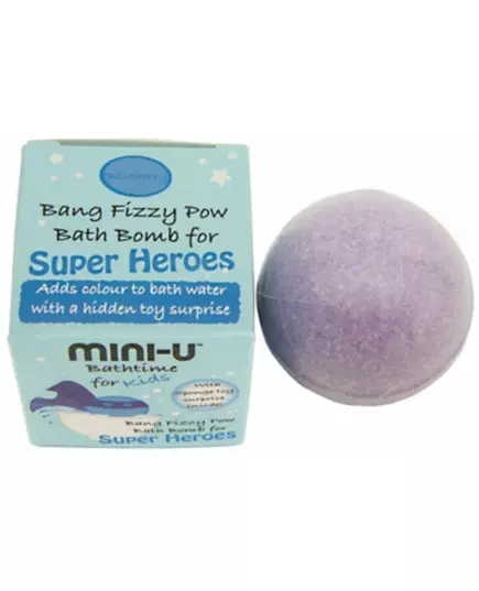 Mini-U Bang Fizzy Pow Bombe de Bain Violet 50 g