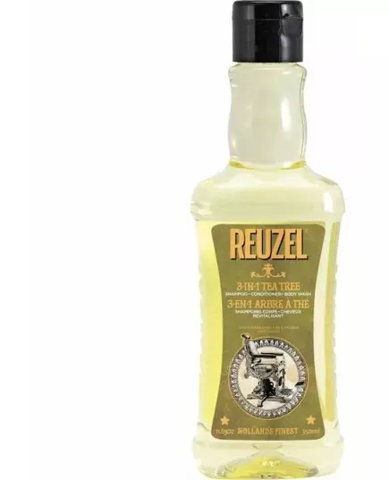 Reuzel Reuzel Huile d'arbre à thé Shampooing après-shampooing & gel douche 3-en-1 Hydratant, 350 ml