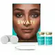Swati Farbige 6-Monatslinsen Jade 1 Paar