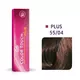Wella Professionals Color Touch Plus Sans ammoniaque Teinture capillaire semi-permanente 55/04 Intense Light Natural Red Brown, 60 ml
